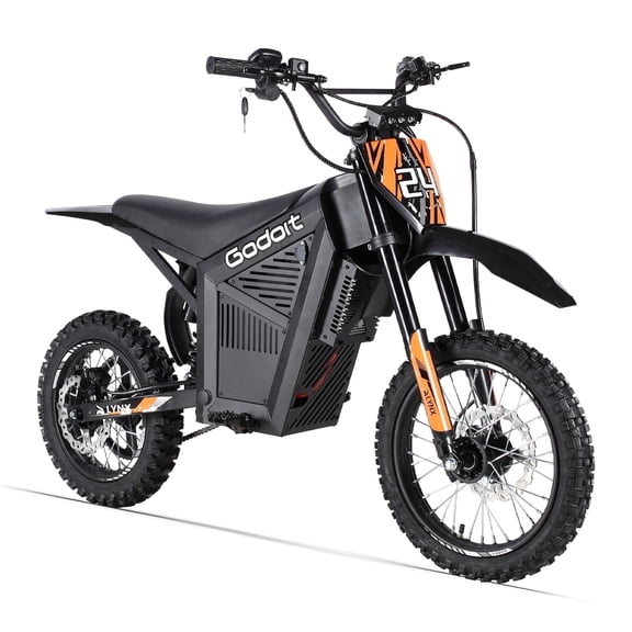 Lynx Electric Dirt Bike for Adults, 1500W (3000W Peak) Mid-Drive Off-Road Electric Motorcycle, 37 MPH, Up to 45 Miles, Full Suspension, Hydraulic Brakes