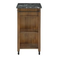 thumbnail image 5 of Fairmont Kitchen Cart Engineered Wood With Faux Marble Top and Oak Finish Wood, 5 of 12