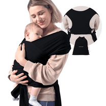 Momcozy Baby Wrap Carrier - Black
