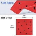 thumbnail image 7 of GZHJMY Watermelon Seeds Pattern Cloth Napkins for Dinner Decoration, Thick Durable Easy Care for Everyday Kitchen Dinning Party Table, 20"X20" (6 Pack), 7 of 7