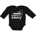 thumbnail image 3 of Inktastic I Hooked Mommy's Heart with Fishing Rod Boys or Girls Long Sleeve Baby Bodysuit, 3 of 5