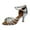 Silver, variant on Guyelim High Heels 1 Pair of High-heeled Shoes Knotted Strap High Heels Latin Dancing Shoes for Lady - Size 37 (Silver)