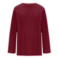 thumbnail image 5 of ZyeKqe Womens Long Sleeve Shirts Oversized Crewneck Basic Tee Casual Workout Fall Tops Fashion Clothes, 5 of 9