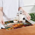 thumbnail image 4 of Acrylic Tray 15.7*11.8*1.9 Inch Transparent Tray Food Tray Tea Cup Tray Serving Trays Cosmetics Storage Kitchen Table Bathroom Sundry Storage Basket Of Oranges, 4 of 7