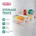 thumbnail image 2 of Sterilite Narrow Storage Trays for Desktop and Drawer Organizing (24 Pack), 2 of 11