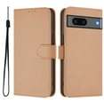 thumbnail image 2 of Compatible with Google Pixel 7 Wallet Case with RFID Blocking Credit Card Holder, PU Leather Folio Flip Kickstand Protective Shockproof Anti-fall Phone Case Cover Women Men,Nude, 2 of 11