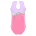 thumbnail image 4 of DPOIS Kids Girls Sleeveless Sequins Ballet Dance Gymnastics Leotard Bodysuit, 4 of 6