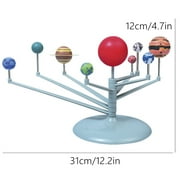sdhkgrrt DIY Planetarium Solar System Model Kit, Astronomy Science ProjectToyforKidsTeens, Nine Planets Educational Building Kit, Rotating Solar System Model for Home Study Classroom Learning