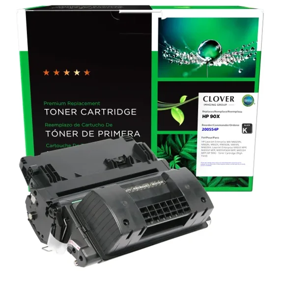 Remanufactured Clover Imaging High Yield Toner Cartridge compatible with HP 90X (CE390X)