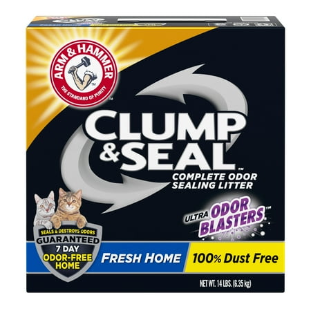 UPC: 0033200021421 | ARM & HAMMER Clump & Seal Cat Litter  Fresh Scent 14lb