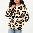 thumbnail image 5 of Abcomgle Leopard Print Zip Up Hoodies for Girls Kids Cute School Jacket for Girls Fleece Full-Zip Hoodies for Teen Girls Casual Hooded Sweatshirt for Teen Girls with Pockets, 5 of 7