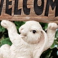 thumbnail image 4 of Bunnies Welcome Sculpture White, 4 of 5
