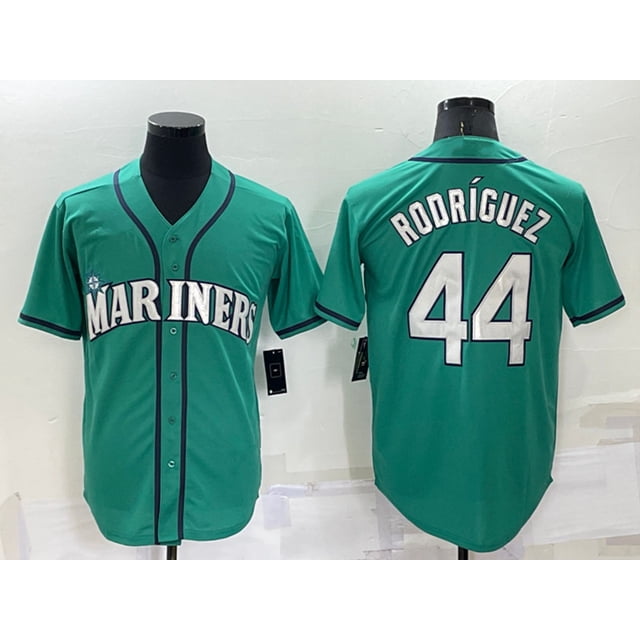 MLB Baseball Jersey Mariners No. 44 Rodriguez Embroidered Jersey Baseball Jersey