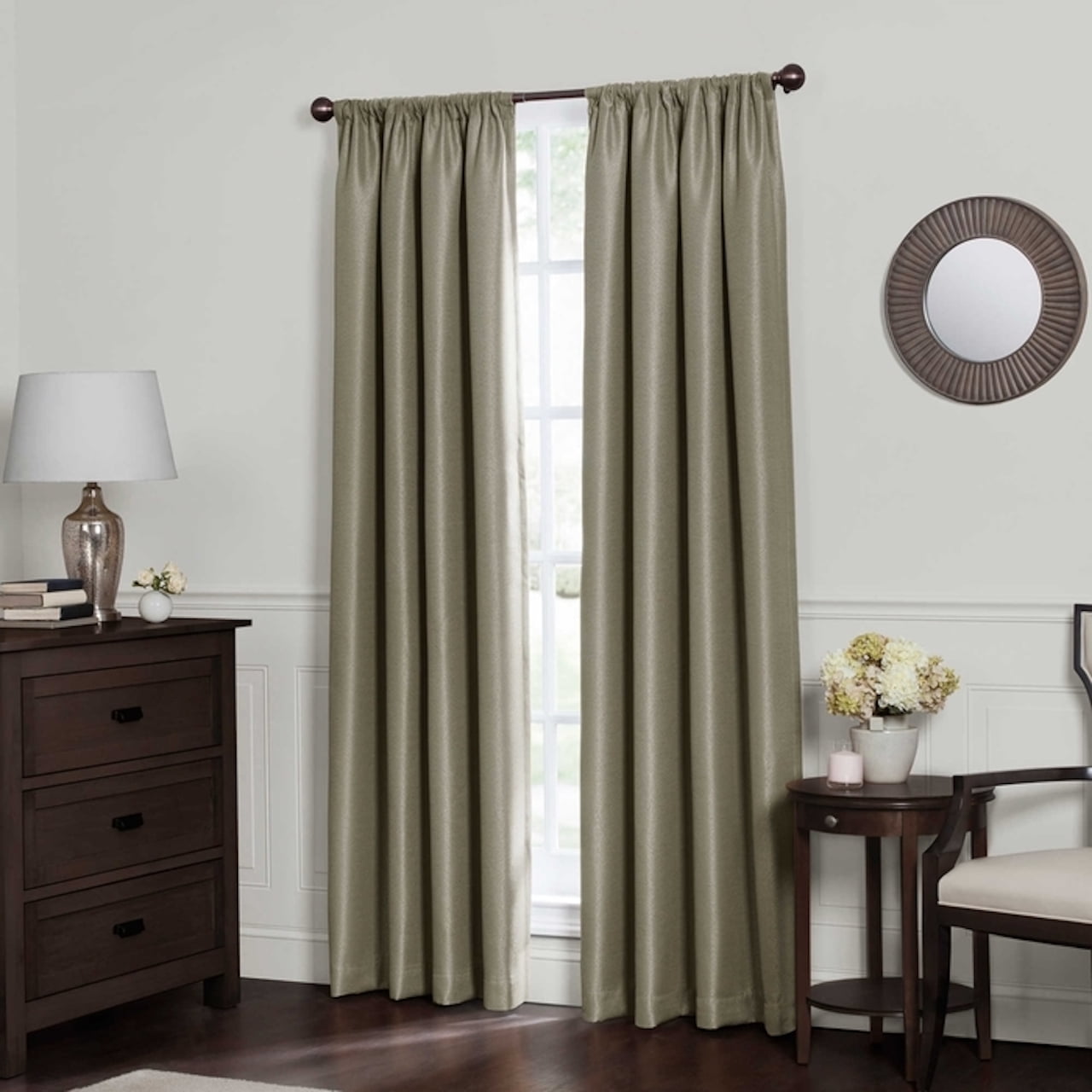 Emery 63Inch Rod Pocket Insulated Total Blackout™ Window Curtain Panel