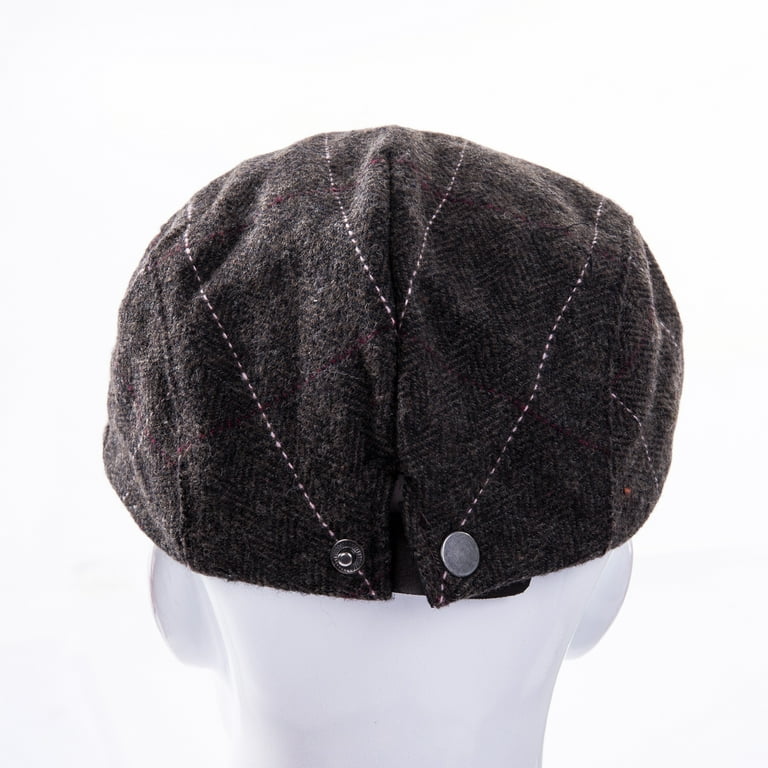 Spring hue Men s Cap Retro Warm Adjustable Lightweight Durable Beret Pea Hat
