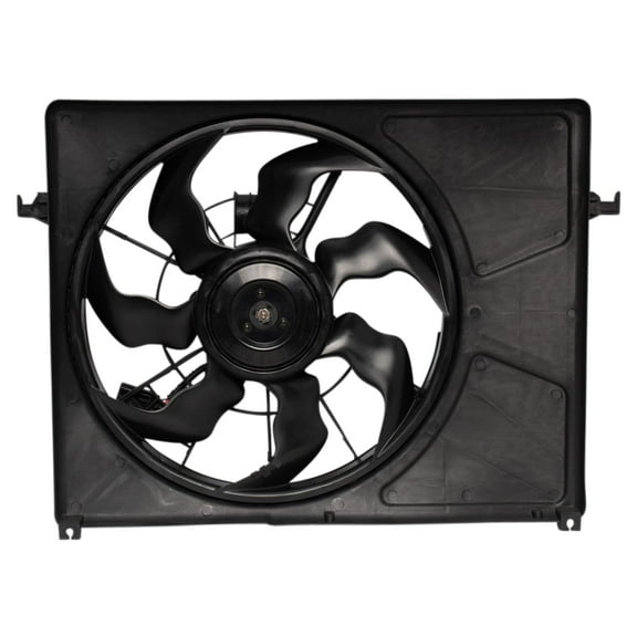 TRQ Radiator Cooling Fan Assembly Driver Side LH Left for 06-09 Sonata 3.3L New RFA80447 Fits select: 2006-2009 HYUNDAI SONATA