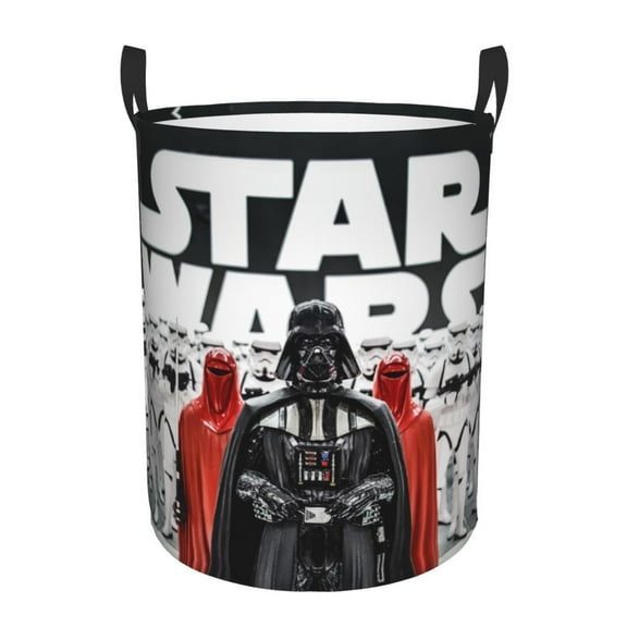 Darth Vader Fabric Laundry Basket with Handles,Waterproof Laundry Hamper, Laundry Bag, Clothes Hamper, Collapsible Laundry Basket Easy Storage
