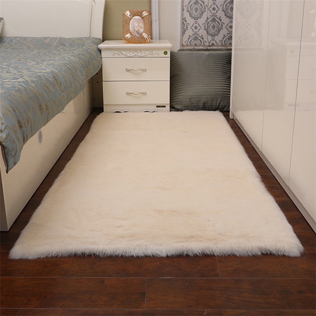 Shaggy Area Rugs Floor Carpet Living Room Bedroom Soft Fully Large Rug 120x60cm 
