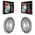 thumbnail image 1 of Genius Rear Coated Disc Brake Rotors Pair for Car Alfa Romeo Stelvio Giulia KG-101798, 1 of 9