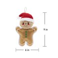 thumbnail image 2 of Holiday Time Plush Gingerbread Dog Toy, 2 of 5