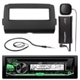 thumbnail image 1 of Audio Bundle For 2014 and Up Harley - JVC KD-RD97BT CD MP3 AUX Marine Bluetooth Receiver Bundle Combo With Dash Installation Kit for Motorcycles, SiriusXM Radio Tuner Kit, Enrock 22" Radio Antenna, 1 of 6