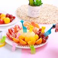 thumbnail image 4 of 3 Sets Fruit Forks Small Cake Dessert Food Toothpick Tableware Travel Party Dining Home Flatware Decoration Utensil, 4 of 6