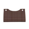thumbnail image 4 of Kdxio Brown Gold Grid Print Tissue Box Cover,Modern PU Leather Rectangular Tissue Box Holder for Bathroom Living Room Bedroom Office Desk Car Home, 4 of 9