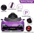 thumbnail image 3 of Towallmark 12V Ride On Car for Kids, Licensed Lamborghini Revuelto Electric Vehicle, Battery Powered Sports Car Toy for Boys & Girls,Kids Christmas Gifts, 3 of 7