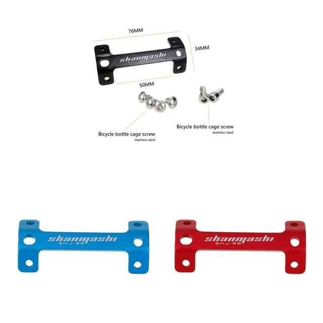 Soporte de Montaje en Jau para 2 Piezas Adaptador de Montaje en Tubo Estante para Hervidor shamjiam Portabidón para bicicleta
