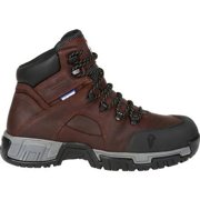 MICHELIN Men's 6 HydroEdge Steel Toe Waterproof Work Boot Brown - XHY662