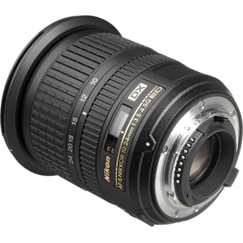 Nikon AF-S DX NIKKOR 10-24mm f/3.5-4.5G ED Lens (INTL Model) - Essential Kit - image 4 of 4
