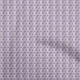 thumbnail image 1 of oneOone Viscose Chiffon Purple Fabric Asian Geometric Craft Projects Decor Fabric Printed By The Yard 42 Inch Wide, 1 of 4