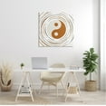 thumbnail image 2 of Stupell Industries Yin Yang Taijitu Symbol Spiritual Circular Stripes Graphic Art Gallery Wrapped Canvas Print Wall Art, Design by Martina Pavlova, 2 of 7