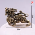thumbnail image 6 of Retro Brass Chinese Ancient Beast Flying Pixiu Home Decor Ornaments Copper Animal Figurines Fengshui Statue, 6 of 10
