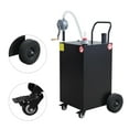 thumbnail image 3 of 45 Gallon Gas Caddy - Portable Fuel Tank with Pump and Wheels Portable Fuel Storage Tank for Car, Lawnmower, ATV, Boat, Motorcycle, 3 of 9