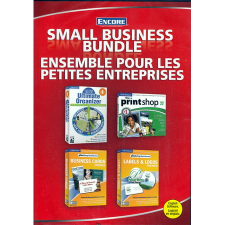Small Business Bundle - Set of 4 - Includes Print Shop 22, Labels & Logos, Calendar Creator, Business Card (Best Business Card Creator)