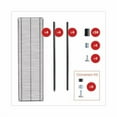 thumbnail image 2 of Alera All-Purpose Wire Shelving Starter Kit, 4-Shelf, 60 x 18 x 72, Black Anthracite+ -ALESW206018BA, 2 of 9