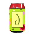 thumbnail image 1 of Carolines Treasures CJ1010-JCC Lettre J Monogramme Initial - Boîte Verte Ou Câlins de Bouteille, 1 of 1