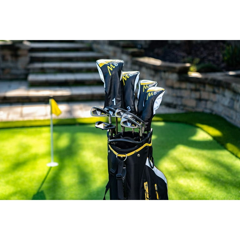 Precise M8 Mens Golf Set, Right Hand, Kevlar Shafts, 17 Pc