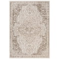 thumbnail image 2 of Luxee Designs Alpine 5x7 Area Rug, Low Pile Stain Resistance Medallion Rugs for Living Room, Dining Room, Bedroom, Kitchen, Office - Light Cream, 2 of 9