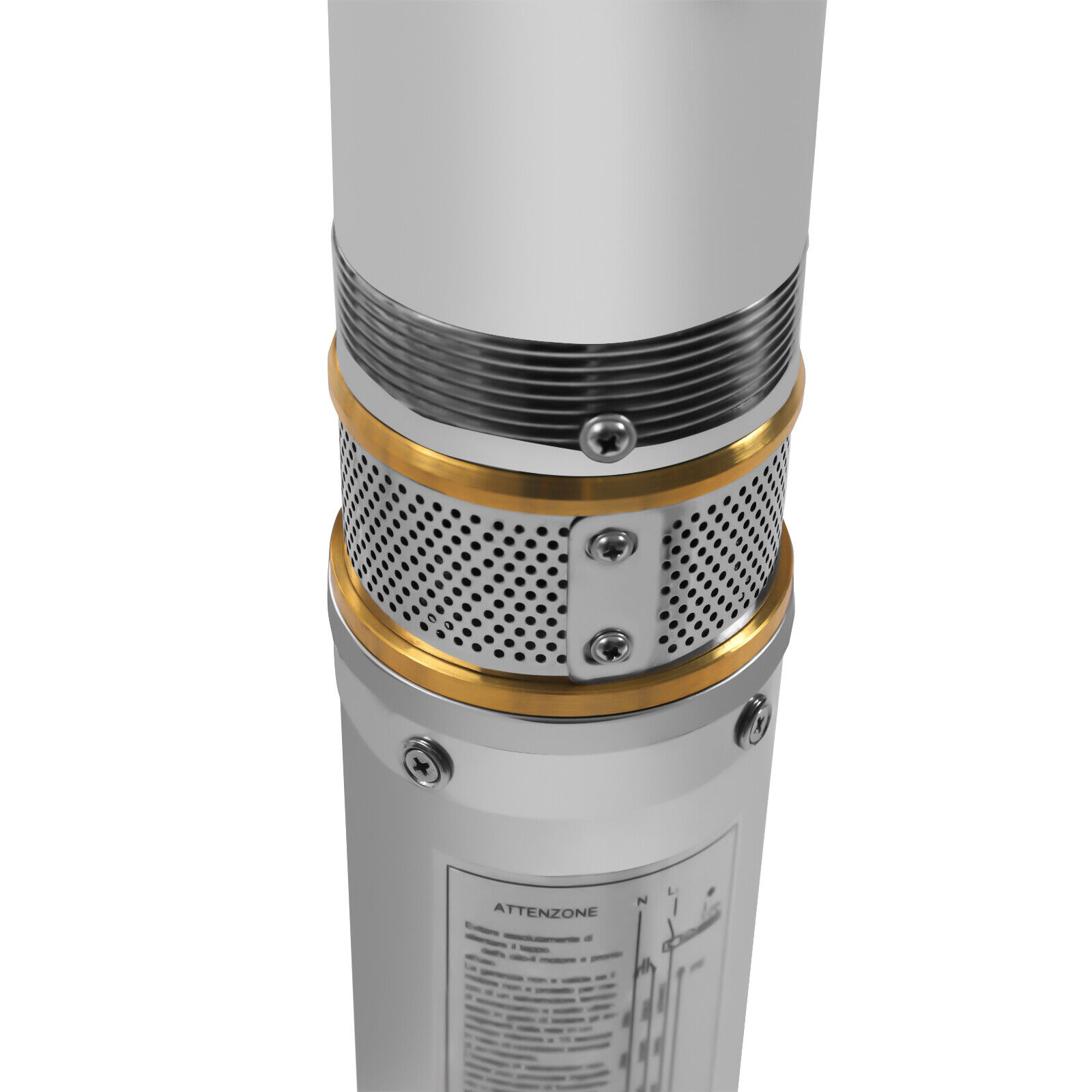 TFCFL Submersible Pumps 3.8" 1.5HP Deep Well Pump 110V/60HZ Stainless Steel Water Pump with Control Box