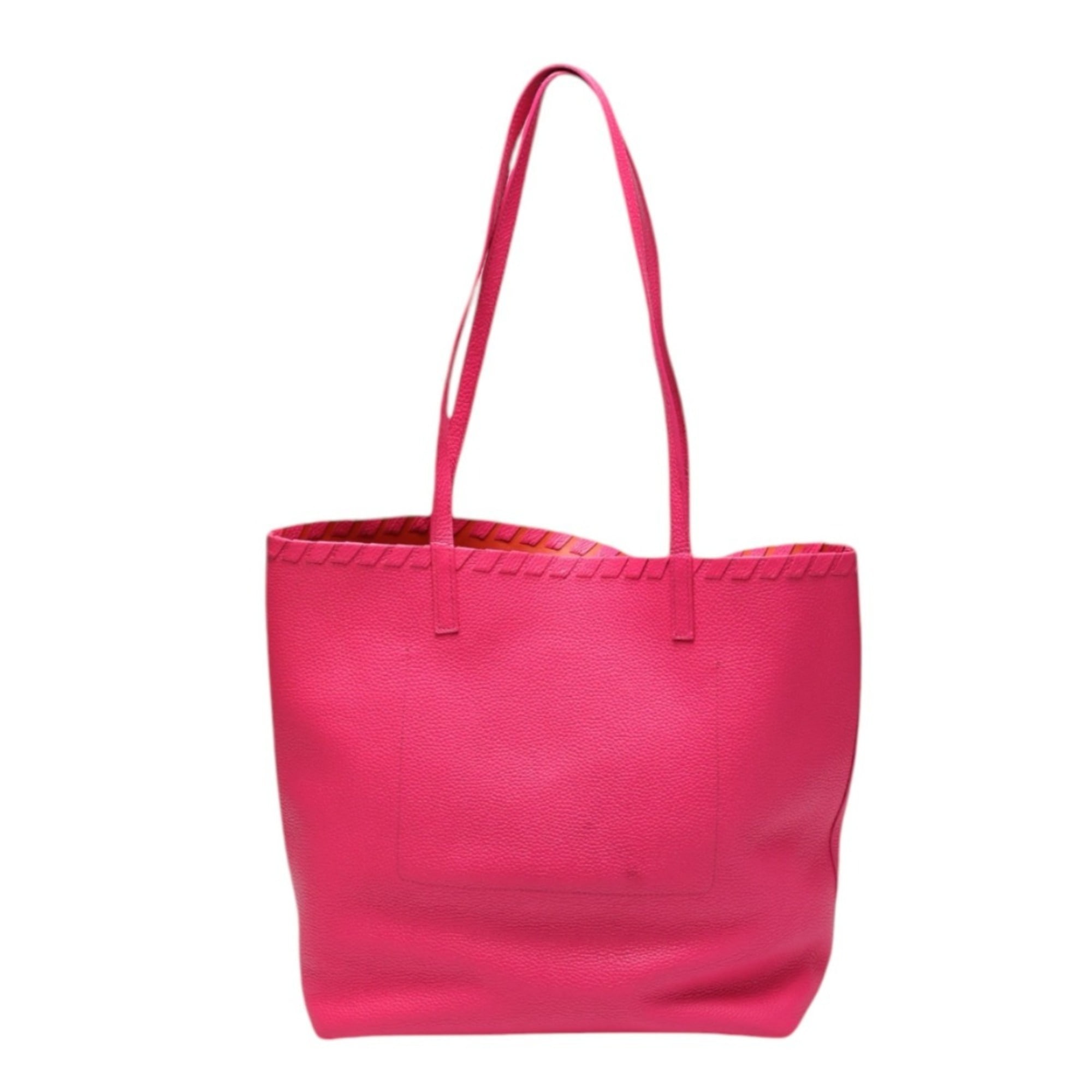 Pre-Owned Kate Spade tote bag in pink leather with tassel detail. (Good)