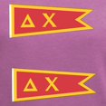 thumbnail image 3 of CafePress - Delta Chi Flag T Shirt - Women's V-Neck Dark T-Shirt, 3 of 4