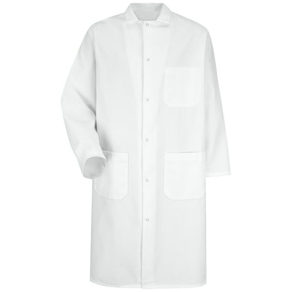 Red Kap Gripper-Front Butcher Frock