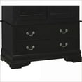 thumbnail image 4 of Armoires & Wardrobes | Traditional Black 78"H x 40"W x 24"D | No Assembly | Ample Storage | Black | Particle Board, 4 of 5