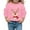 Pink, variant on Little Kid Print Girls Long Sleeve Crewneck Sweatshirt Casual Soft Pullover Top For Holiday Season Girl Zip up Youth Girl Hoodies Tops Hoodies for Girls Hoodie Sweater Toddler Size Medi Pink 5-6 Years