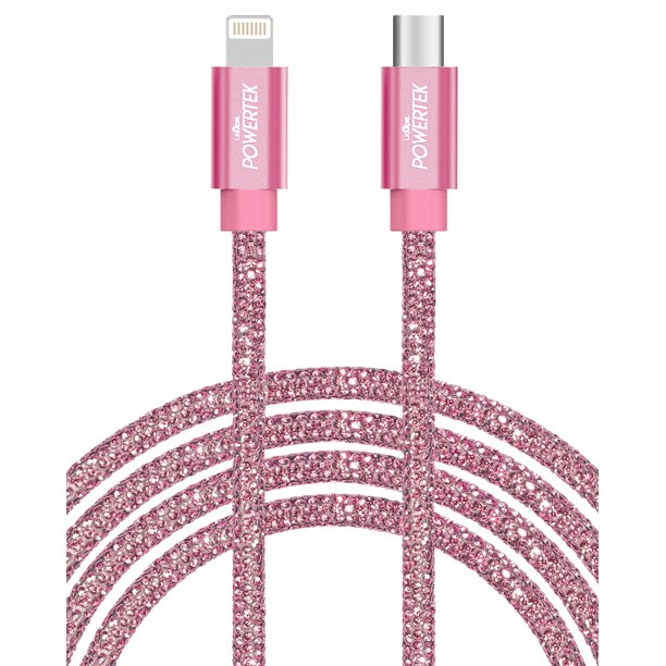 Liquipel Powertek USB C to Lightning iPhone Charger Cable [MFI