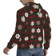 thumbnail image 6 of Salouo Plaid Snowflakes Festive Pattern Men's Fall Hoodie Sweatshirt,Sport Hoodie with Pockets for Men Pullover Casual Hooded Sweatshirt-X-Large, 6 of 7