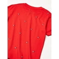 thumbnail image 2 of Tommy Hilfiger Boys HIGH RISK RED Flag Print Crew Neck T-Shirt 7, 2 of 2