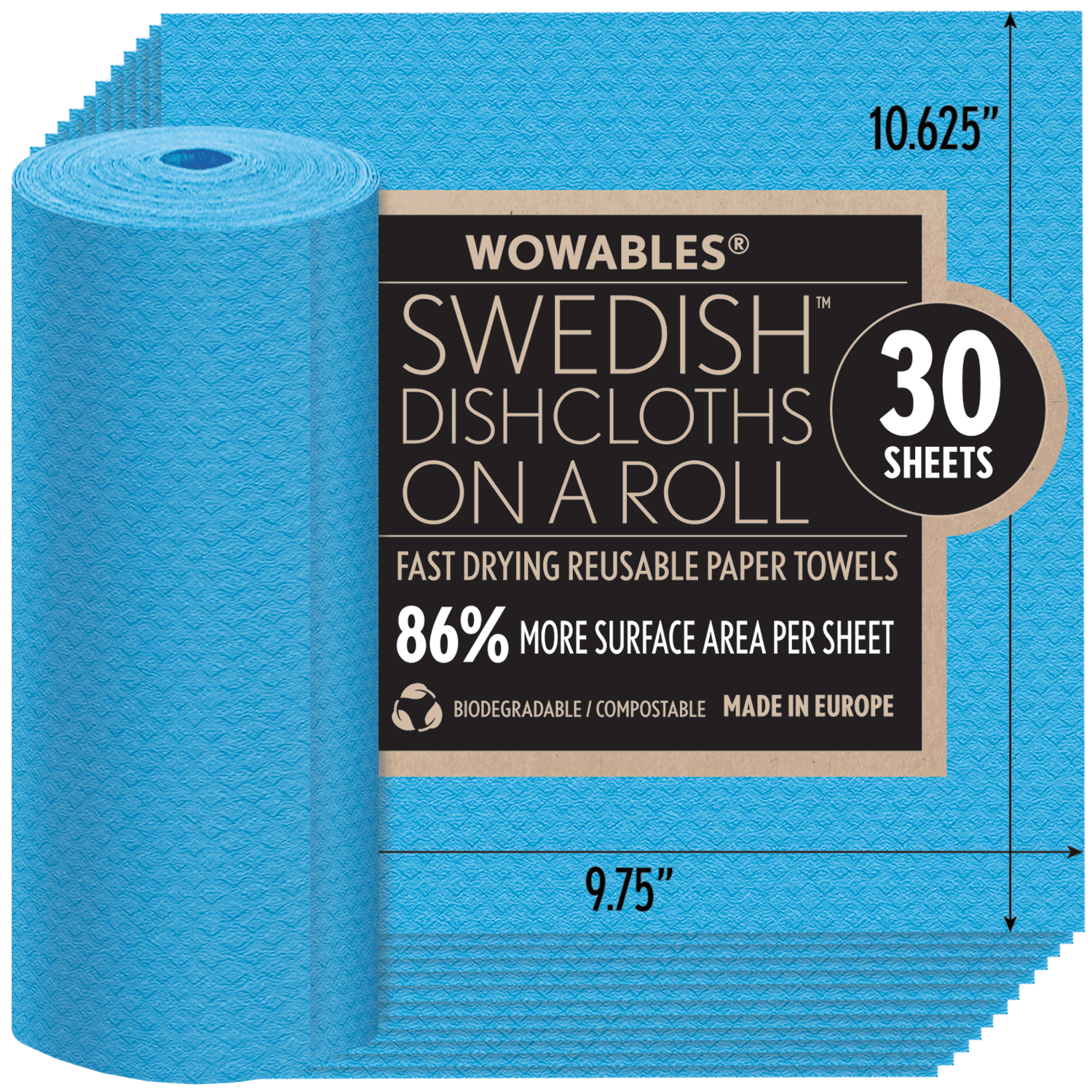 swedish dish cloth - surprise prints — good bottle refill shop